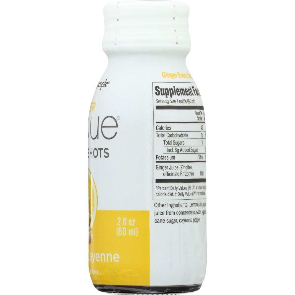 THE GINGER PEOPLE: Rescue Ginger Shots Lemon & Cayenne, 2 oz