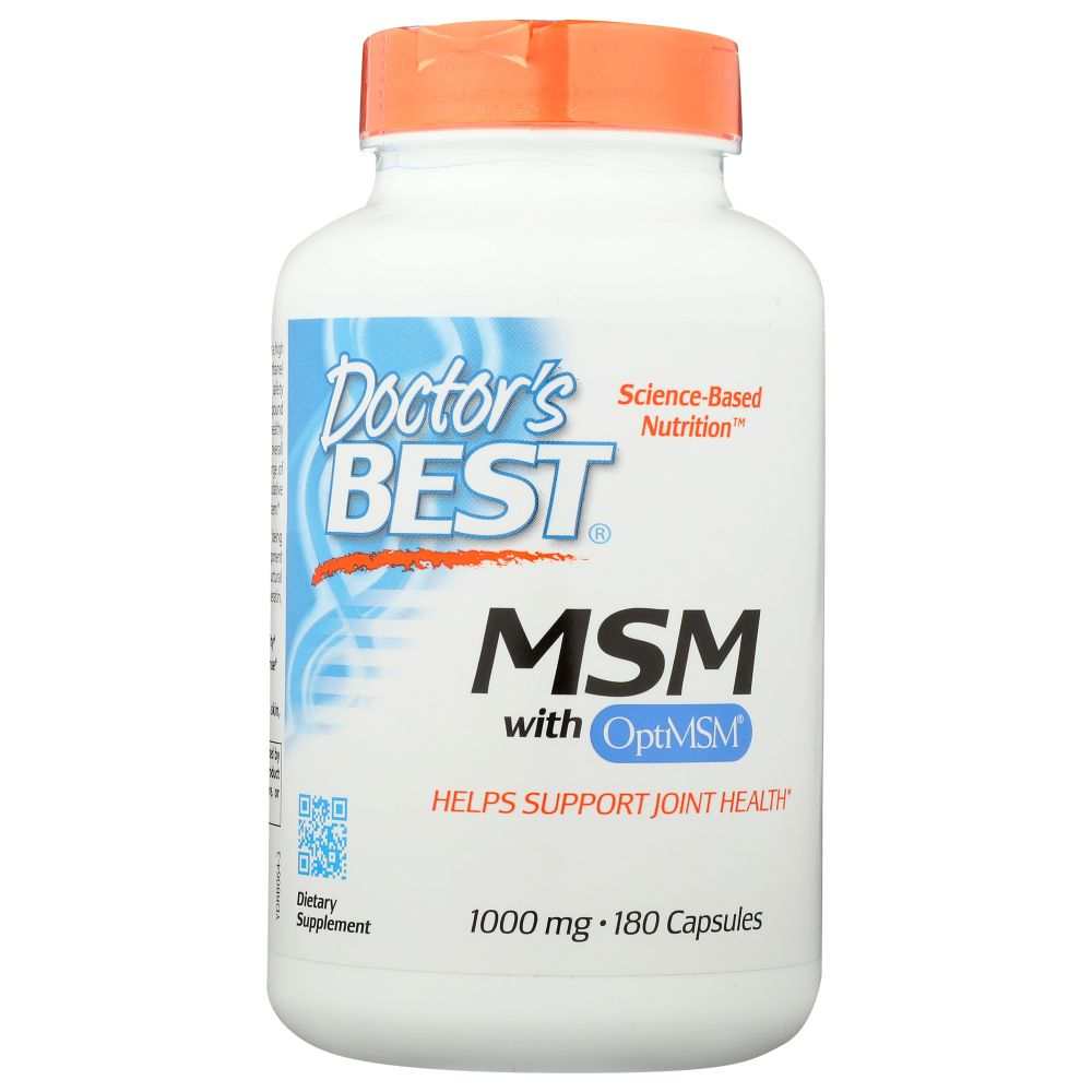 Doctor's Best MSM 1000Mg -Supports Joint Health & Skin Beauty |Buy Now