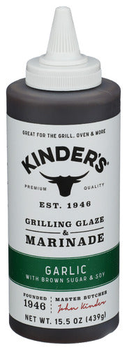 KINDERS MARINADE GARLIC - 15.5 OZ
