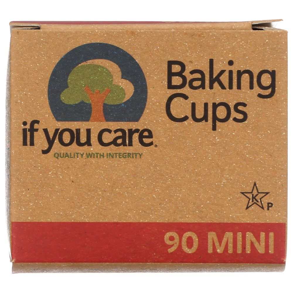 Mini Baking Cups - 90 Pack Eco-Friendly Unbleached Greaseproof Paper