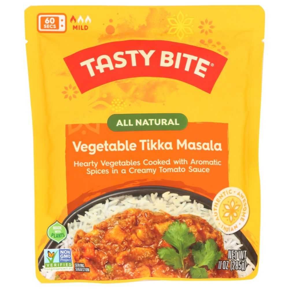 TASTY BITE: Indian Entree Vegetable Tikka Masala, 10 oz