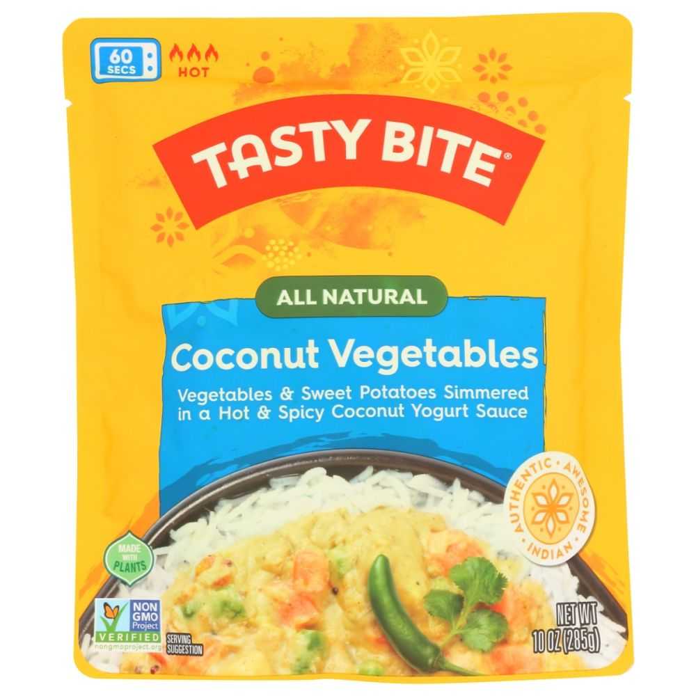 TASTY BITE: Entree Pouch Coconut Vegetable, 10 oz