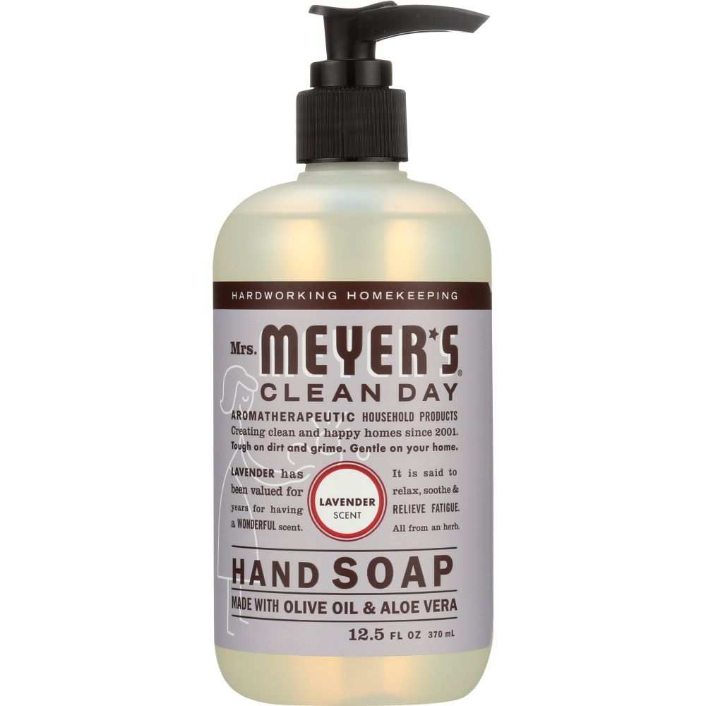 Mrs. Meyer's Clean Day: Liquid Hand Soap|Lavender Scent| Oils, 12.5 oz