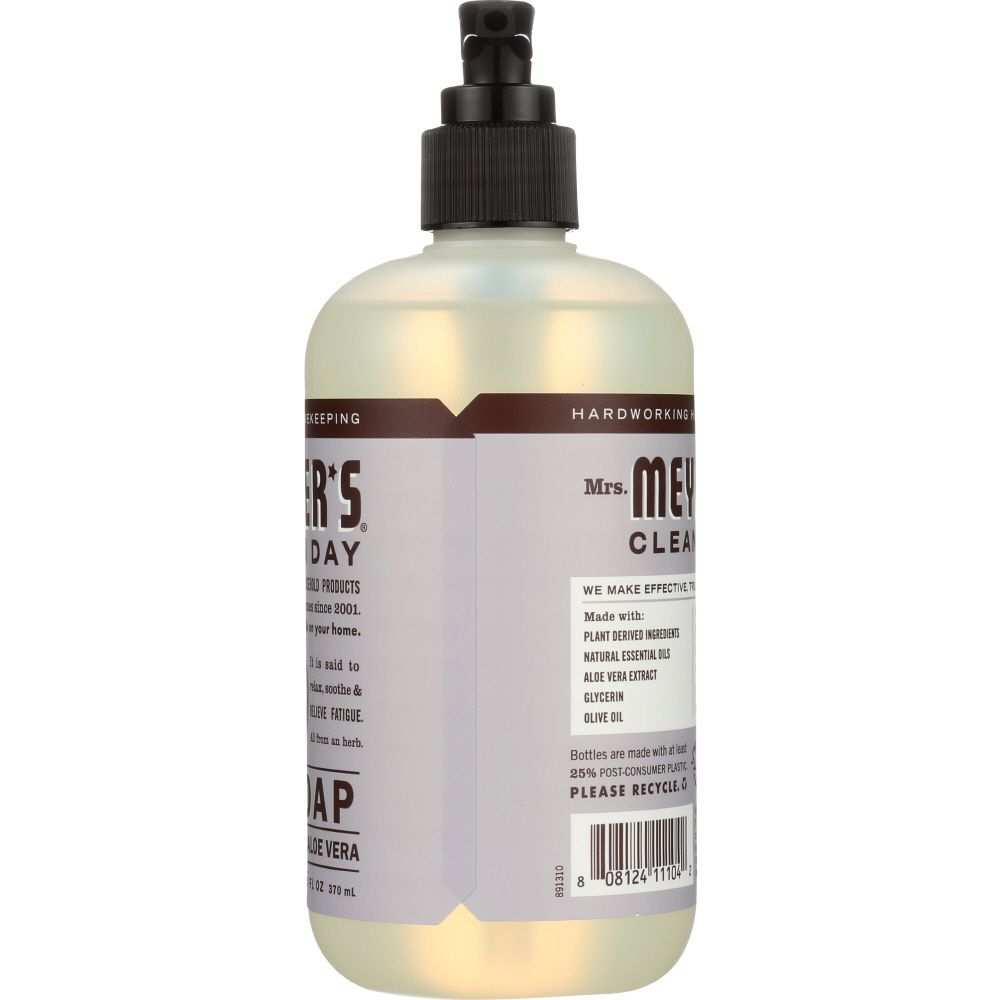 Mrs. Meyer's Clean Day: Liquid Hand Soap|Lavender Scent| Oils, 12.5 oz