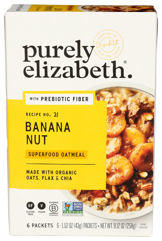 PURELY ELIZABETH BANANA NUT SUPERFOOD OAT - 9.12 OZ