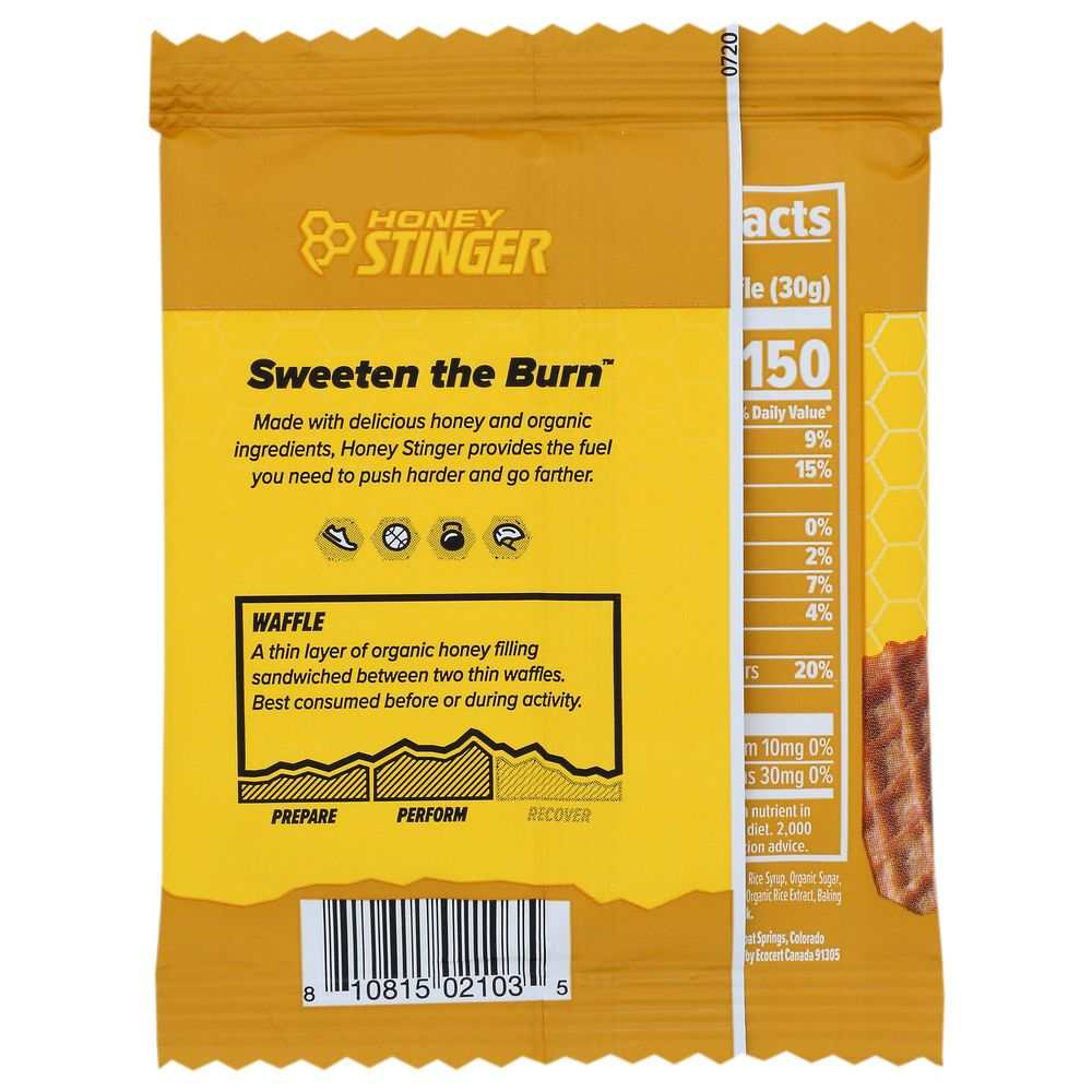 HONEY STINGER: Organic Honey Waffle, 1 Oz