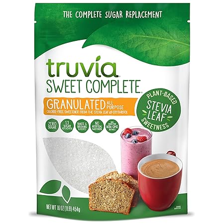 Truvia Sweet Complete Calorie-Free Sweetener from the Stevia Leaf, 16 oz Bag (8 pack)