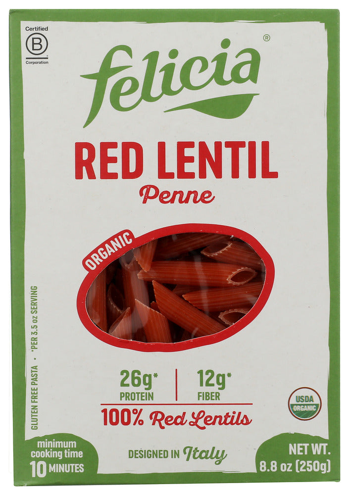 FELICIA PASTA PENNE LNTL RED - 8.8 OZ