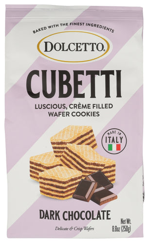 DOLCETTO WAFER CUBETTI DRK CHOC CM - 8.8 OZ