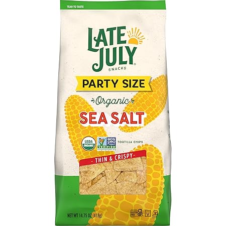 Late July Sea Salt Organic Tortilla Chips, 14.75 Oz Bag