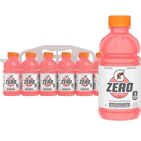 Gatorade Zero Sugar Watermelon Splash 12oz 12pk