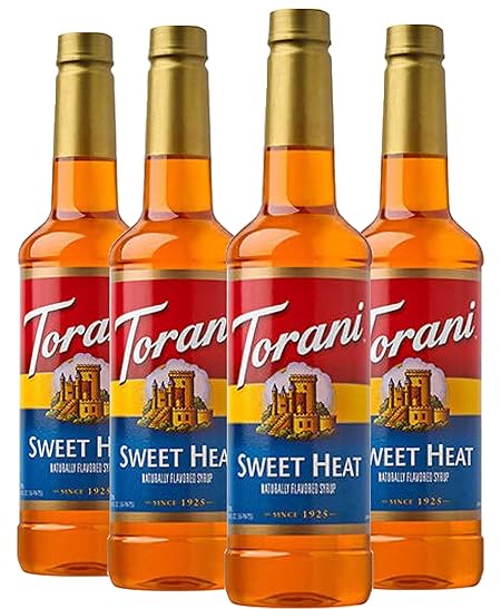 Torani Sweet Heat Flavored Drink Syrup, 25.4 fl oz (Pack of 4)
