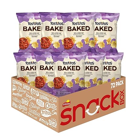 Tostitos, Oven Baked Scoops! Tortilla Chips, 0.875 Ounce (Pack of 72)