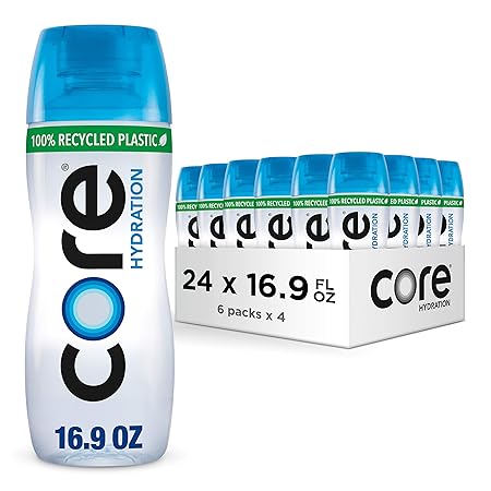 Core Hydration Perfectly Balanced Water, .5 L bottles, 24 Count (4 Packs of 6)