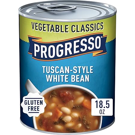Progresso Vegetable Classics Tuscan-Style White Bean Soup 18.5 oz. Can