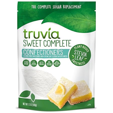 Truvia Sweet Complete Confectioners Calorie-Free Sweetener with the Stevia Leaf, 12 oz Bag (Pack of 1)