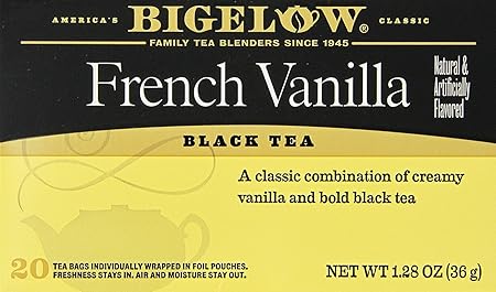 Bigelow , French Vanilla , Black Tea , 3 X 20 Tea Bags , Pack of 3