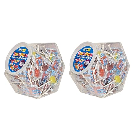 Zollipops Clean Teeth Lollipops, Assorted Flavors, 29 Ounce (2 Count)