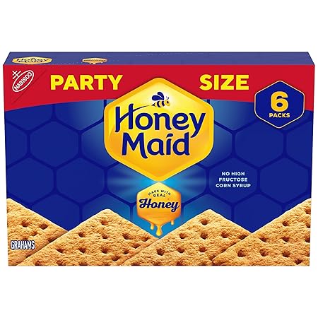 HONEY MAID Graham Crackers, Lunch Snacks, Party Size, 28.8 oz