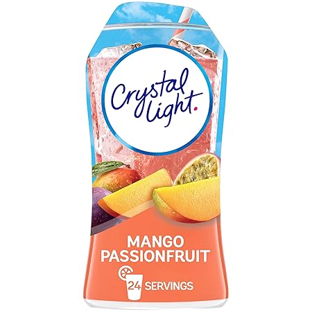 Crystal Light Liquid Mango Passionfruit Naturally Flavored Drink Mix, 1.62 fl oz Bottle