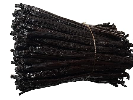 25 Vanilla Beans Grade A Tahitian for Extract, Cooking and Baking 6"-7" by FITNCLEAN VANILLA| Fresh NON-GMO Natural Raw Gourmet