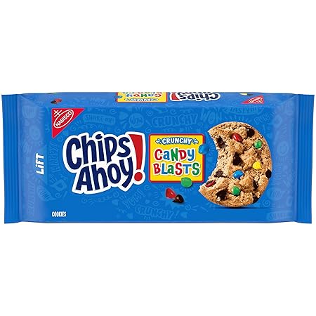 CHIPS AHOY! Crunchy Candy Blasts Chocolate Chip Cookies, 12.4 oz