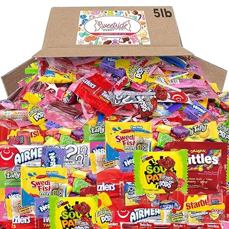 Bulk Candy Individually Wrapped - Parade Kid’s Dream, 5lb of Individually Wrapped Party Candy Variety Mix Bag, Kid’s Favorite Sweets Giant Bag Assorted Classic Candies for Pinata Filler, Goodie Bag