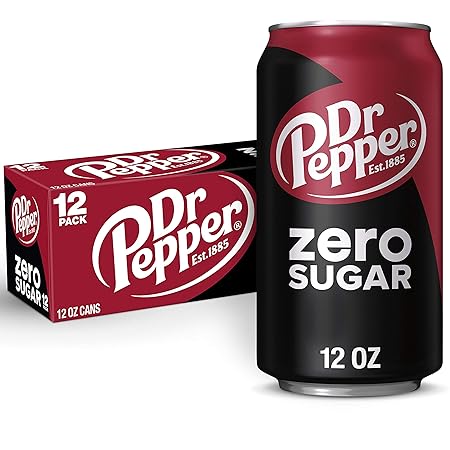 DR PEPPER ZERO SUGAR - 12 OZ, 12 PK