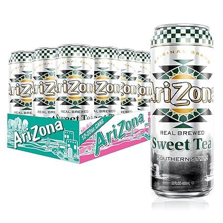 Arizona Sweet Tea - Big Can, 22 Fl Oz (Pack of 12)
