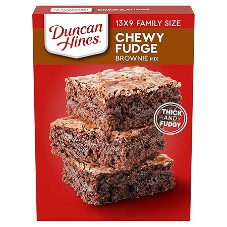 Duncan Hines Brownie Mix, Chewy Fudge, Halloween Baking, 18.3 oz.