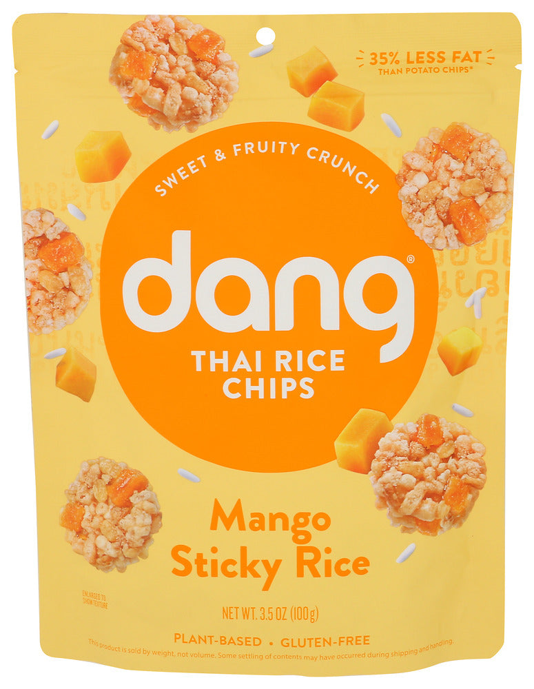 DANG CHIPS RICE MANGO STCKYRC - 3.5 OZ