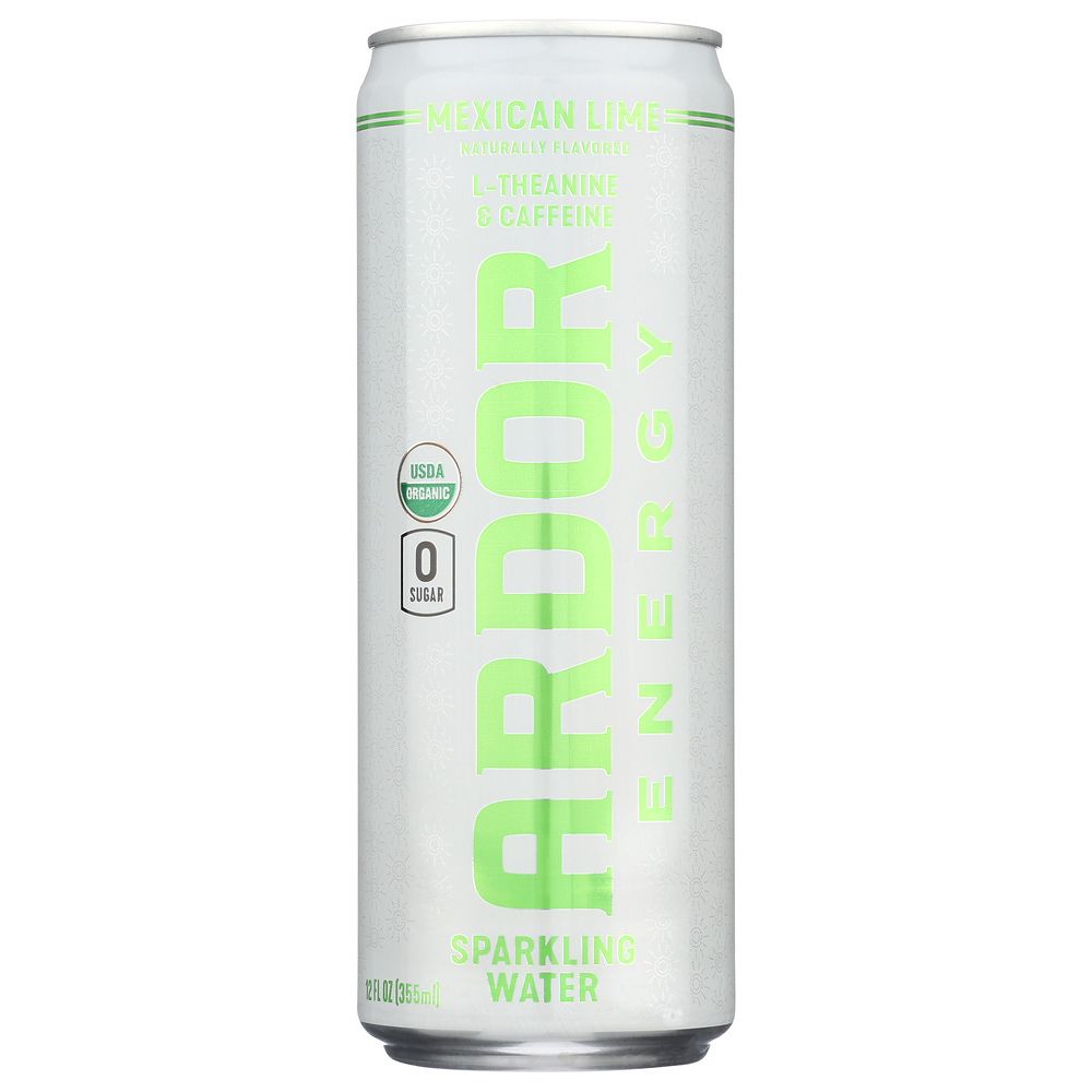 ARDOR ORGANIC INC: Mexican Lime Sparkling Water, 12 fo