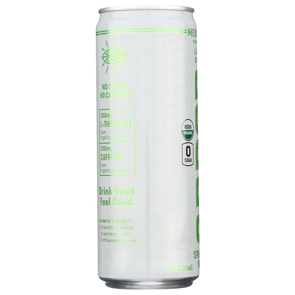 ARDOR ORGANIC INC: Mexican Lime Sparkling Water, 12 fo