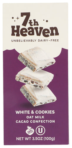 7TH HEAVEN CHOC BAR COOKIES & WHITE - 3.5 OZ