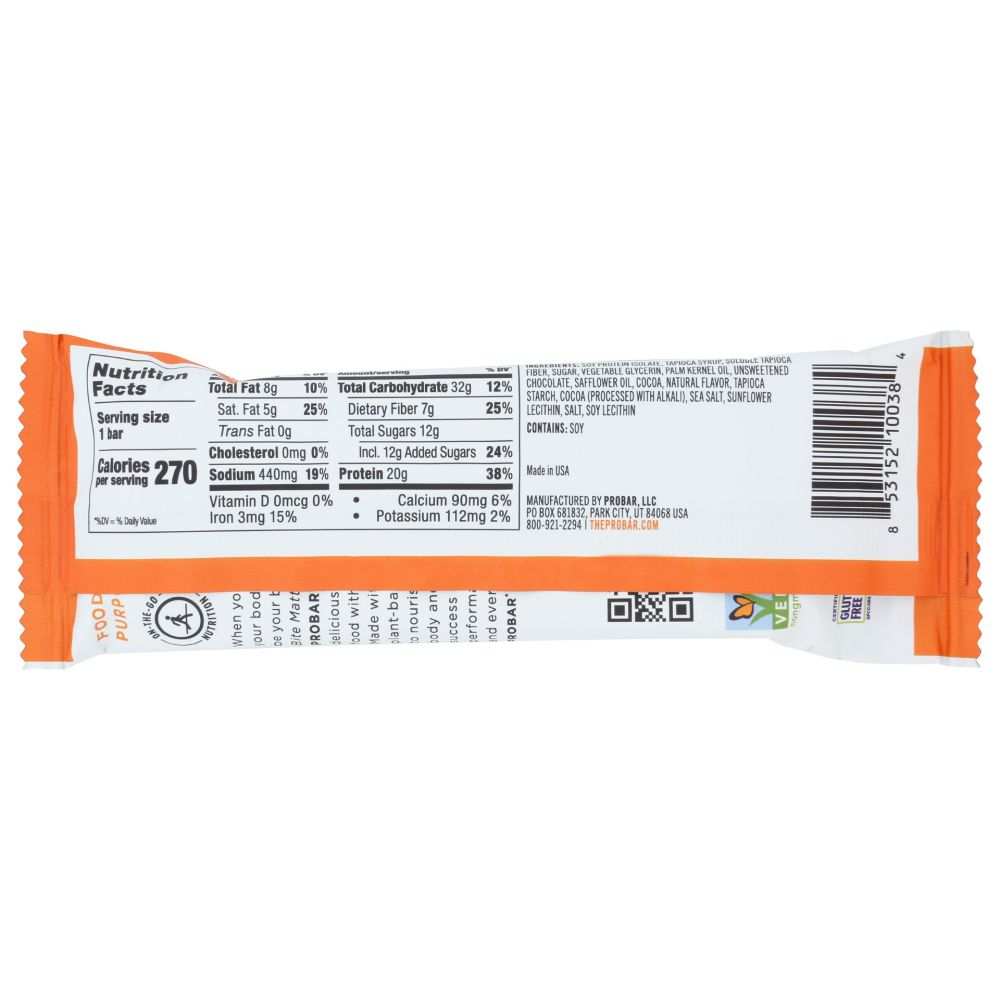 PROBAR: Mint Chocolate Protein Bar, 2.46 oz