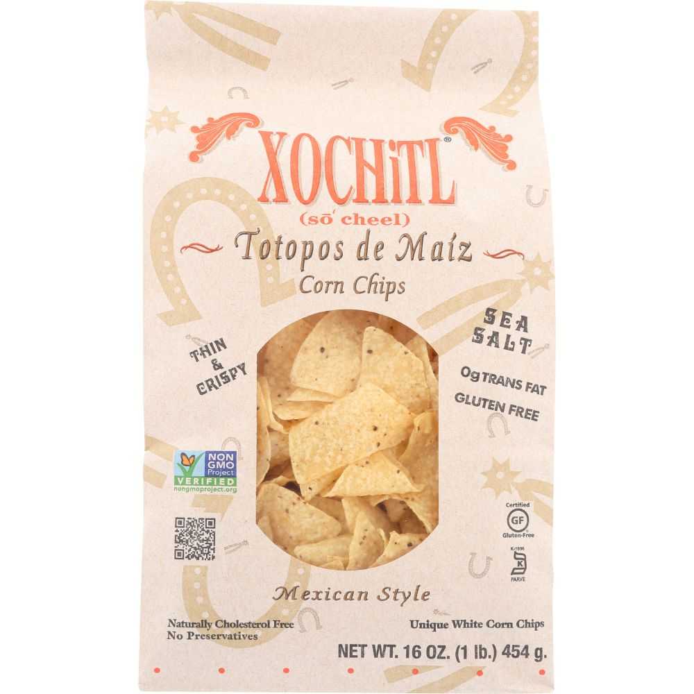 XOCHITL Corn Chips - Salted Mexican Style, 16 oz | Crispy & Delicious