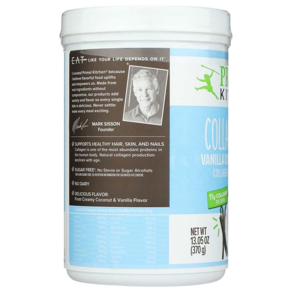 PRIMAL KITCHEN Collagen Fuel Vanilla Coconut |13.1oz| Nutrient-Rich
