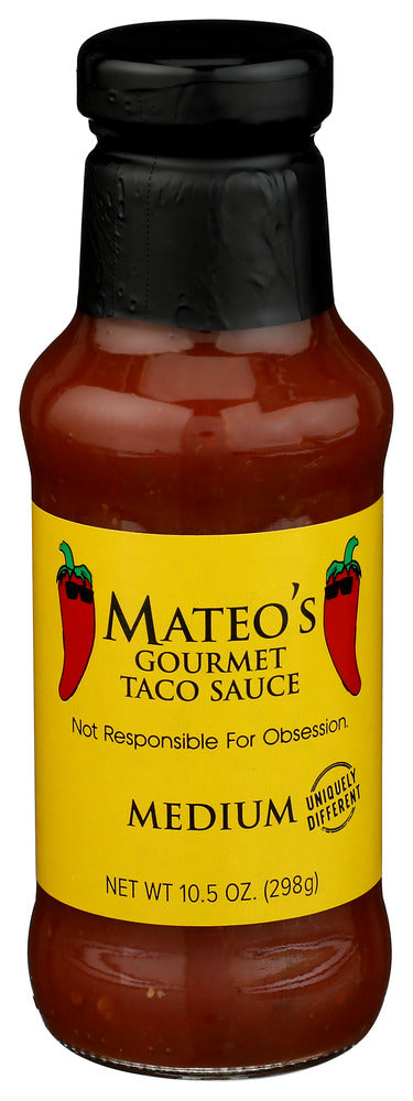 MATEOS GOURMET SAUCE MEDIUM TACO - 10.5 OZ