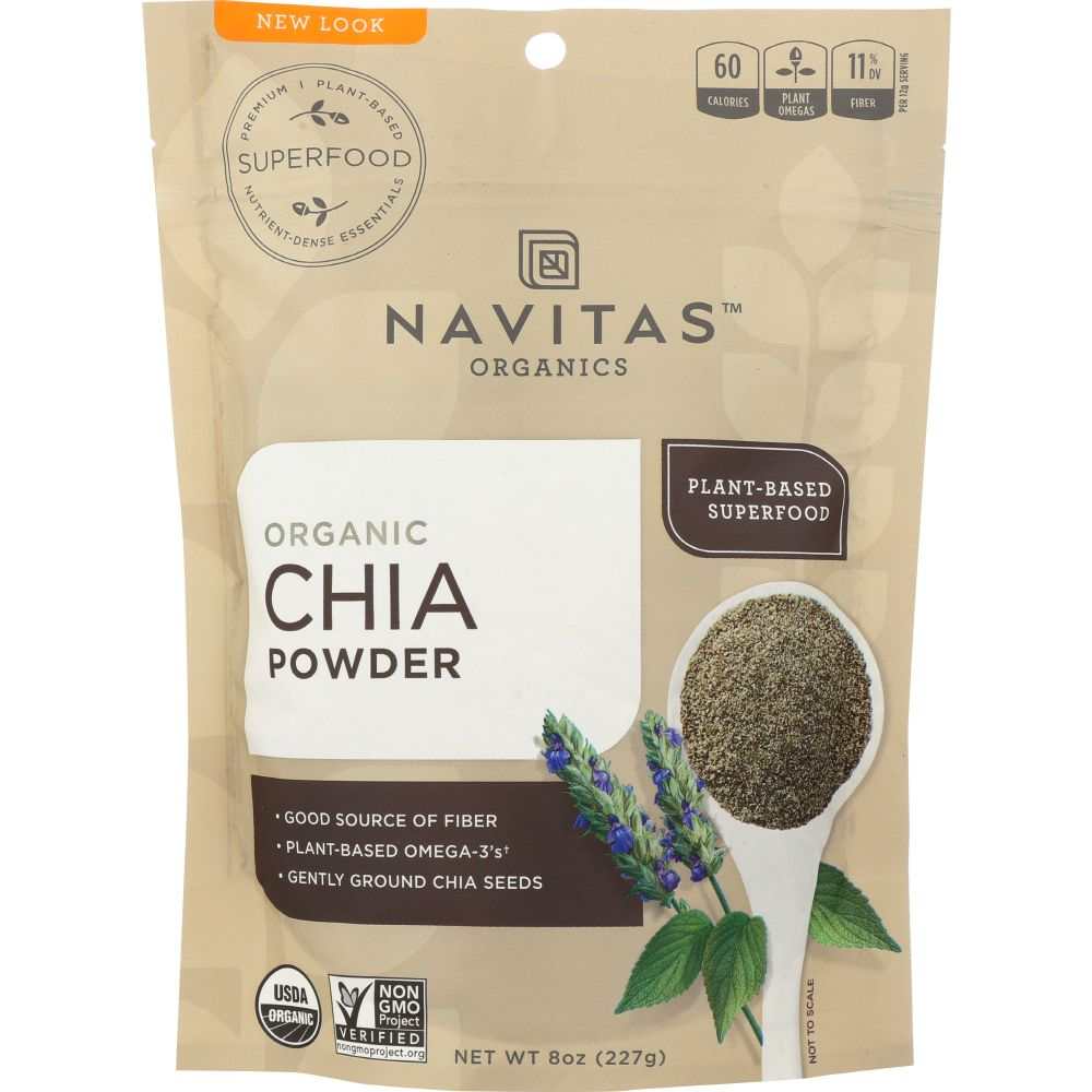 NAVITAS Organic Chia Seed Powder - Nutritional Superfood for Healthy Living