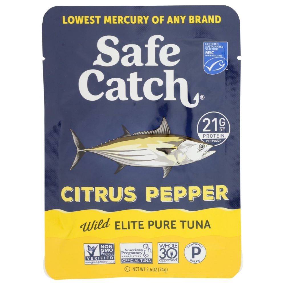 SAFECATCH: Tuna Wild Elite Citrus Pepper, 2.6 oz