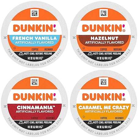 Dunkin' Mixed Flavor Coffee Variety Pack, 60 Keurig K-Cup Pods