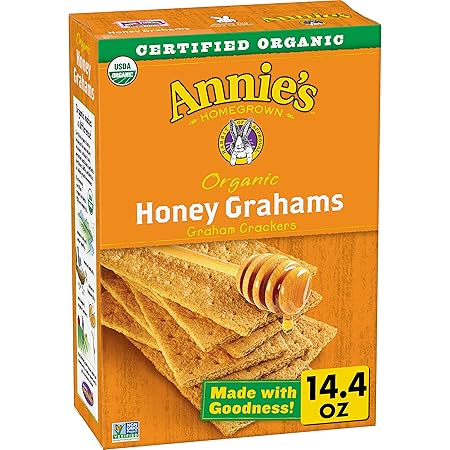 Annie’s Organic Honey Graham Cracker Bricks 14.4 oz (Pack of 4)