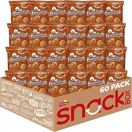 Grandma's Mini Chocolate Chip Cookies, 2 Ounce (Pack of 60)