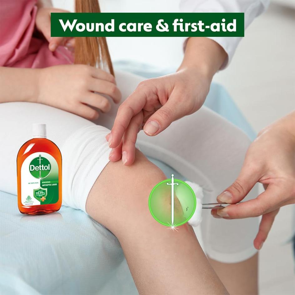 Dettol Liquid Antiseptic Disinfectant 125ML for First Aid