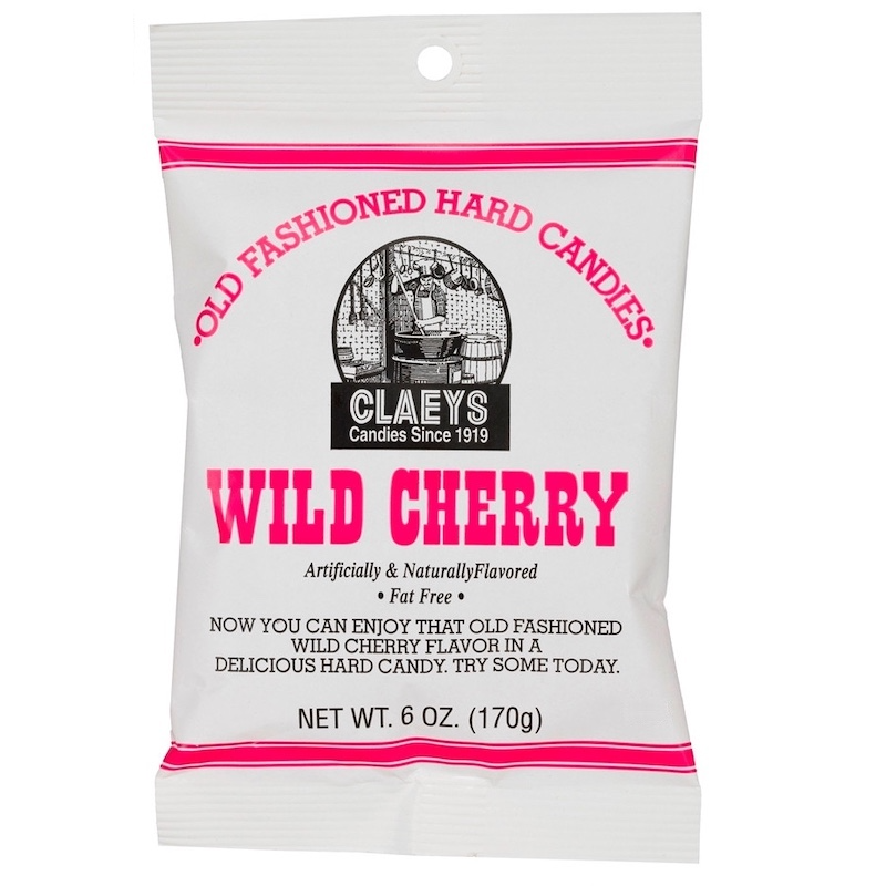 CLAEYS Wild Cherry Drops Old Fashioned Hard Candy | 6 oz