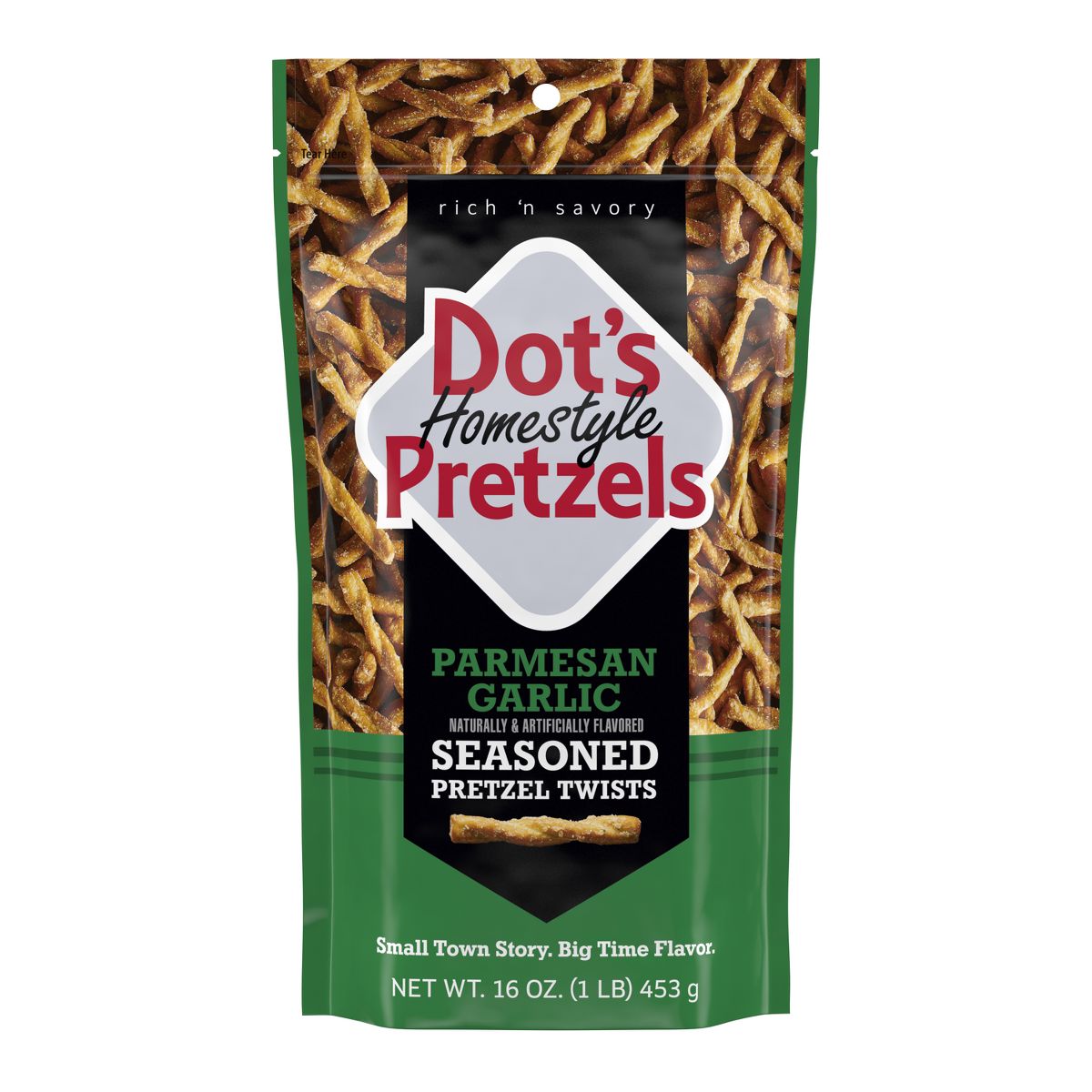 Dot's Homestyle Pretzels Parmesan Garlic Twists - 16oz