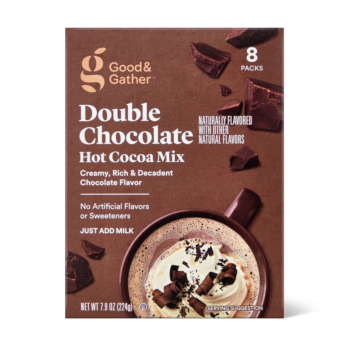 Double Chocolate Flavored Hot Cocoa Mix - 8oz - Good & Gather™