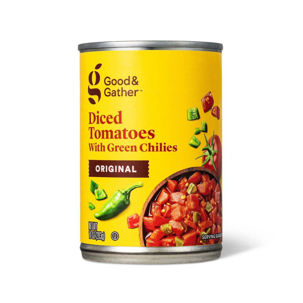 Diced Tomatoes with Green Chiles - 10oz - Good & Gather™