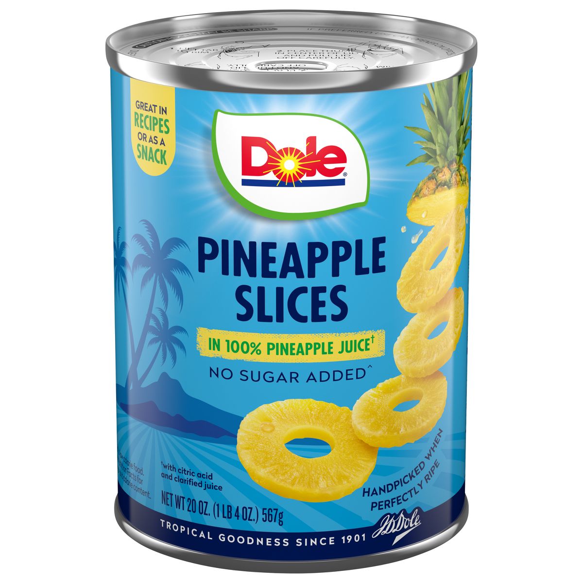 Dole Pineapple Slices in Juice - 20oz