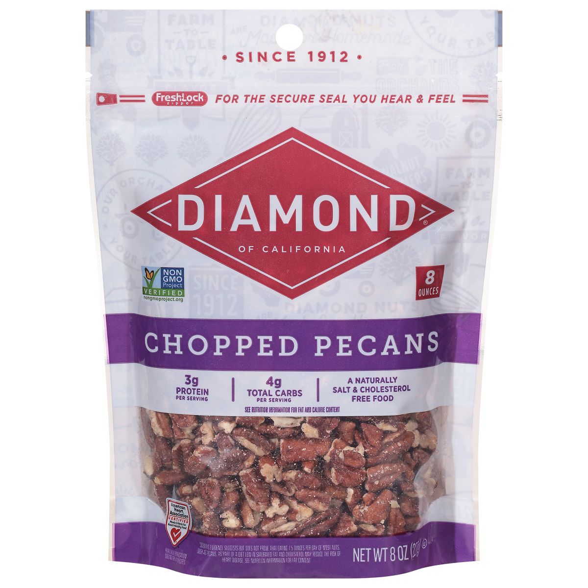 Diamond of California Chopped Pecans - 8oz